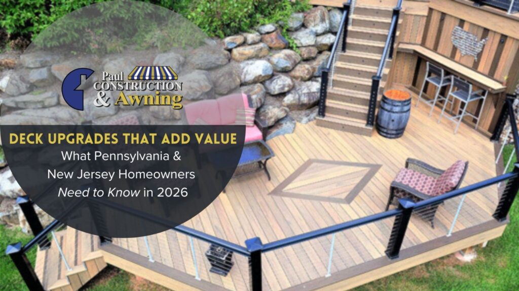 New Jersey multi-tier custom built deck